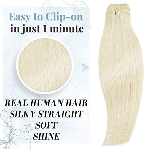 Clipe de runatura em extensões de cabelo Extensões de cabelo humano loiro clipe de cabelo Remy CLIP
