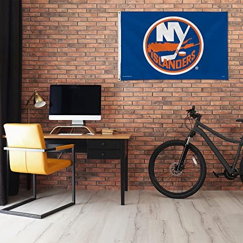 RICO Industries NHL New York Islanders 3 'x 5' Bandeira de banner - single -sides - decoração interna ou