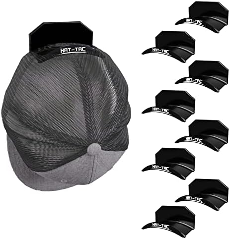 Hat-Tac-Organizador do rack de chapéu de parede fabricado nos EUA Cap patenteado de beisebol