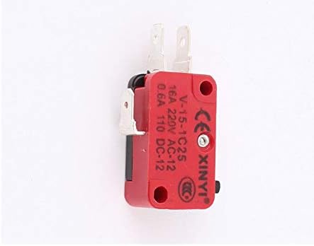 Interruptores industriais AC 220V Switches 16A SPDT Momentário Button Limited Micro Foot Switches