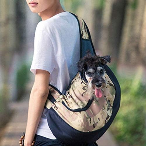 N/A Dog Rucksack Traveler Backpack, Ajuste do ombro ajustável Cão de cão-pequeno de volta