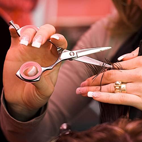 20 peças tesouras anéis de dedo Silicone Pet Shears Anéis de dedo Tesouro de cabelo de dedo de borracha para cuidar