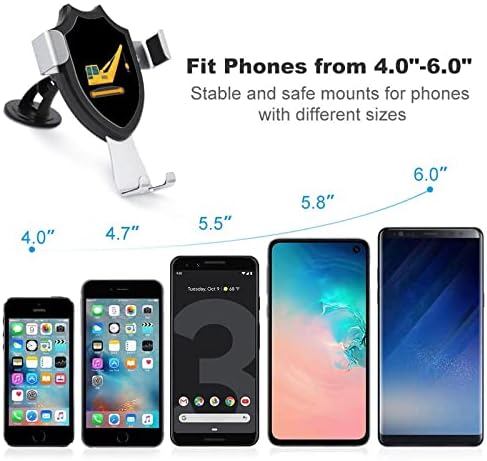 Engenharia Crane Car Phone Mount Hands Free Air Vent Cell Phones Compatível com Smartphone iPhone Automobile