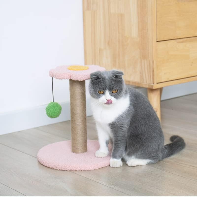 Walnuta Cat Tree Toy Cat Risping Post Cat Grinding Paws Toys Móveis Cubra Post Jumping Tower Cat Toy