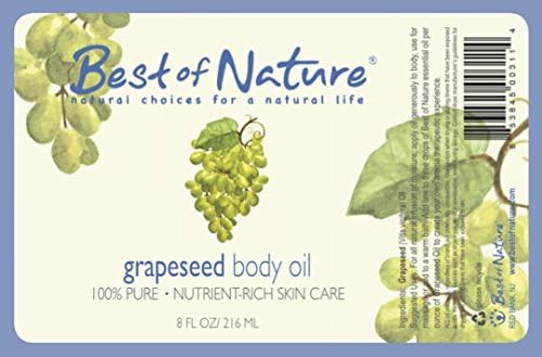 Óleo de uva - Galão Best of Nature Pure para massagem e corpo