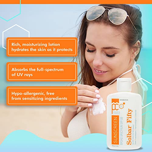 Pessoa e Covey SPF 50 Protetor solar Face & Body Sun Cream - Solbar cinquenta corpo e protetor solar SPF