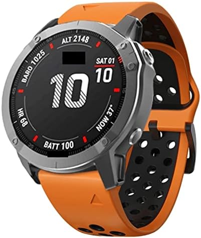 Czke 26mm Smart Watch Silicone Watch Bands para Garmin Quickfit Watch Band