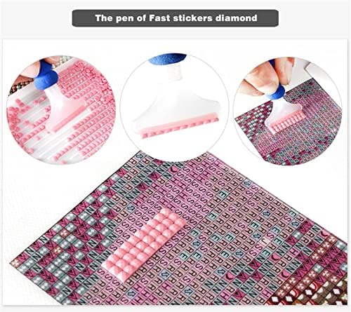 Kits de pintura de diamante 5D DIY para adultos, pinturas de bordados de broca completa de broca de