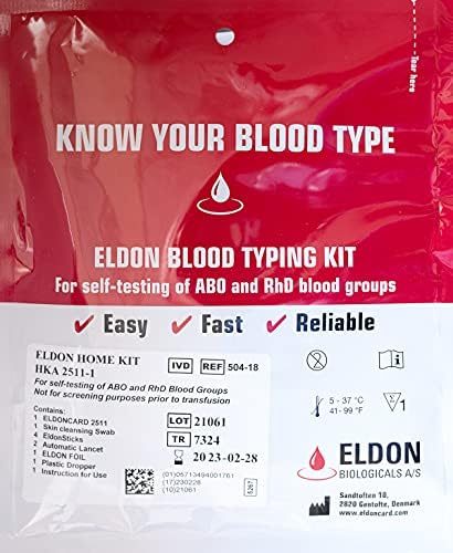 Kit de digitação de sangue doméstico original - novo pacote + lancet melhorado