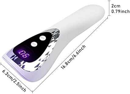 Lâmpada de unha UV LED de mão: Mini-gel upgrast unhas flash unhas de cura de cura de cura leve
