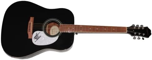 Mitchell Tenpenny assinou autógrafo em tamanho grande Gibson Epiphone Guitar Guitar b W/James Spence