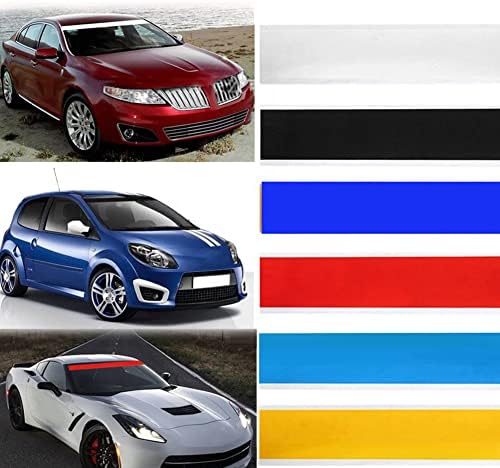 ZCARGEL Decalques de pára -brisa externos do carro universal, adesivos decorativos de carros PVC