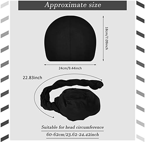 2 PCs turbante para homens turbante vintage torção de cabeça para homens esticar modal e cetim