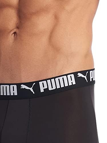 Briefes de boxer de desempenho de 3 packs de puma masculino