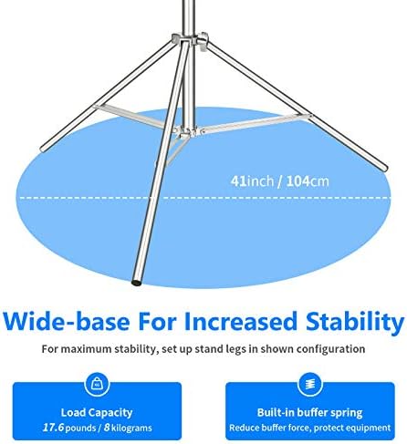 Neewer 118 /3m Stand de aço inoxidável, fotografia de fotografia pesada almofada de mola suporte