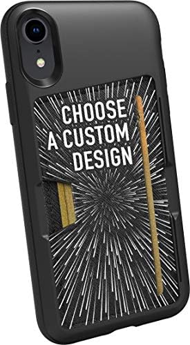 Caixa de carteira Smartish iPhone XR - Wallet Slayer vol. 2 [Slim Protective Kickstand] titular