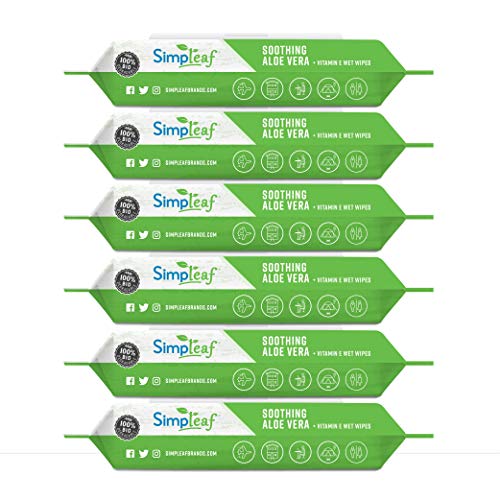 Limpos molhados de descarga simplificável para adultos - ecologicamente corretos, parabenos e sem álcool