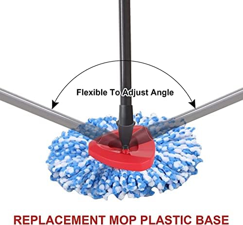 Beilan Rinseclean Spin Mop Substituição Base da cabeça - Base de esfregão rotativa compatível com o sistema