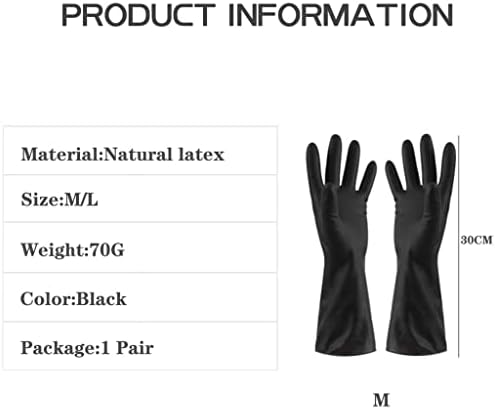 N/A Luvas de 1 par Luvas para lavar as luvas de limpeza do jardim da cozinha dos dedos de borracha Luvas de