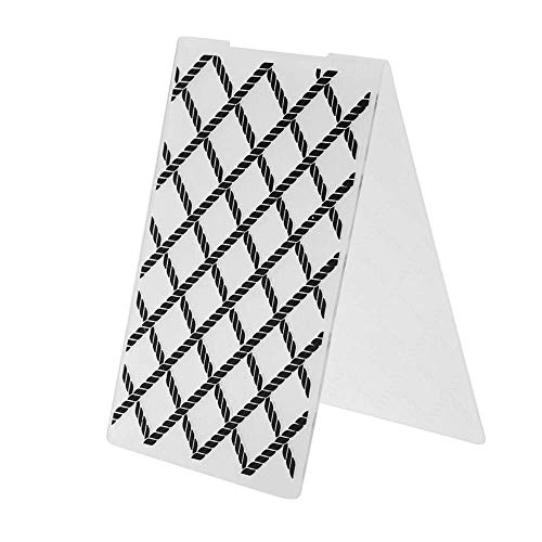 1 PCS Lattice Reutilable Plástico Pasta de gravação para scrapbook Photo Album Card Papel