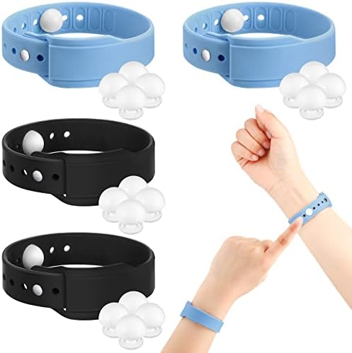 4 PCS Pulseiras de doença de movimento Bands BANDS DOENÇA adulto Ajustável Acupressão Pulseira Dor de cabeça