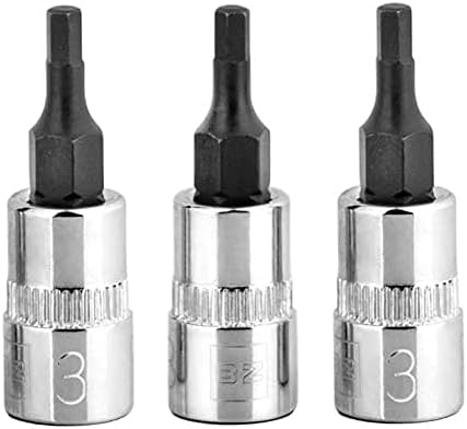 Brazen 11mm Hex Bit Socket/Allen Driver Three Pack