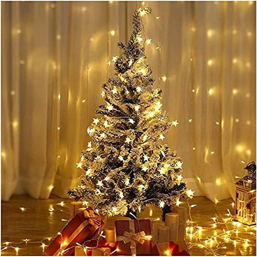 Yummuely Star Lights Star String Lights 10ft 20 LED STAR LUZES DE FAIRA BATERAGEM BATERAGEM BATERAGEM DIGURA