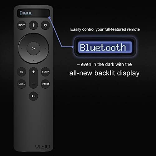 Substituição OEM Bluetooth Backlit Exibir barra de som Remote Controller para Vizio 2.1 5.1 Home Theater