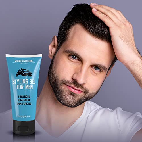 Gel de cabelo da revolução viking para homens fortes espera - gel de cabelo masculino strenght extra