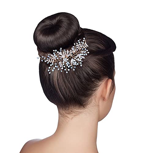 Acessórios para cabelos nupciais, acessórios de cabelo de casamento de BeusOLover para noivas e damas de honra,