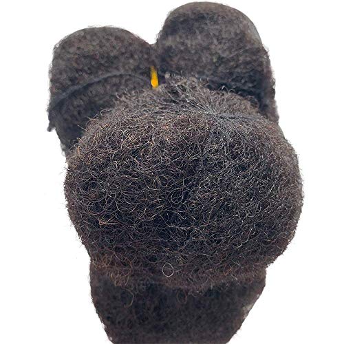 Cabelos humanos afro e afro para dreadlocks, ideais para fazer locs, extensões de reparo, torção ou tranças 2 pacotes/pacote