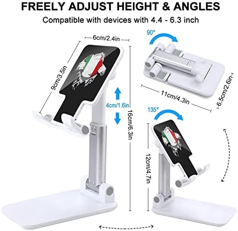 Bandeira italiana Phone dobrável Stand Stand Ajustável Titular de telefone Ajuste Dock de desktop ajuste