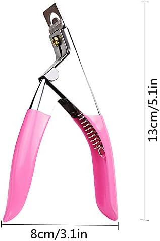 Clippers de unhas de acrílico Clipper UV Gel Unhinet Clipper para unhas de acrílico, cortador de unhas falsas para salão de unhas ， unhas acrílico unhas cortadoras de manicure ferramentas