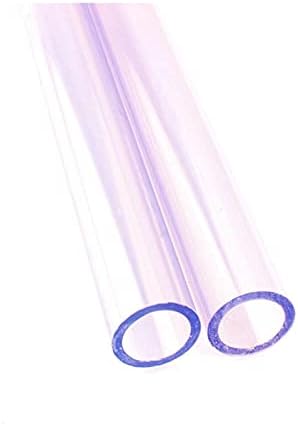 Juntas de tubo de PVC 2pcs 0,5m diâmetro externo 20 mm Tubo de água transparente de PVC novo material