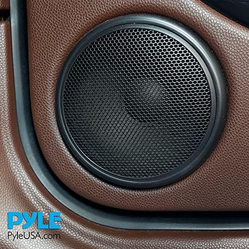 Pyle 3,5 polegadas de alto -falante de áudio de carro - subwoofer de bobina de voz única com tampa da grelha