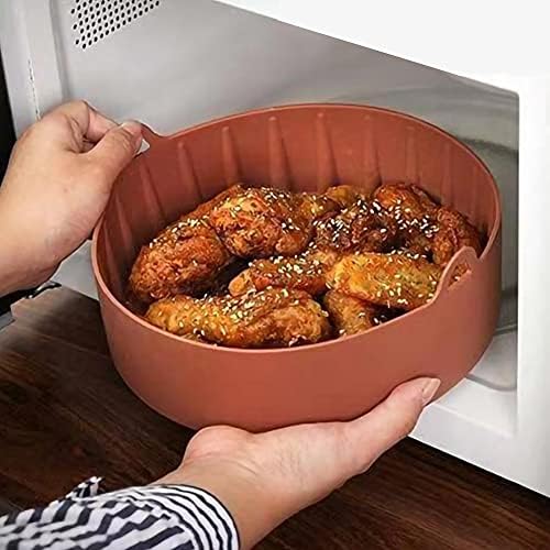 WSZJJ Air Fryer espessado Silicone Bakeware Fring Pan Acessórios, Ferramentas de cozinha de cozinha de pão de