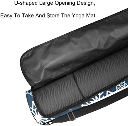 Laiyuhua Yoga Mat Bag, bolsa de ginástica de ioga com zíperas duplas para mulheres e homens - zíperes