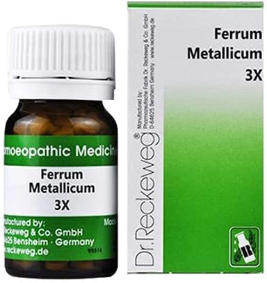 NWIL Dr. Reckeweg Alemanha Ferrum Metallicum Trituration Tablet 3x