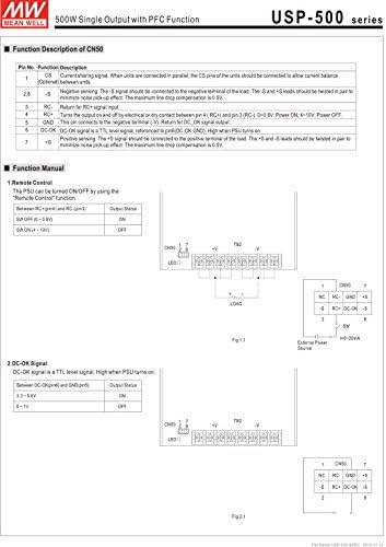 Súfrios de alimentação de comutação U-Bracket Uk-500-48 bem-médio bem original USP-500-48 48V 10.5A