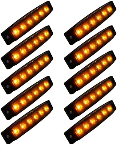 Sudltkiss 10 PCs 3,8 6 LED LED LIDADES INDICADORES INDICADORES, LUZES SUPER BRILHO DE REMISHER, TRAILER