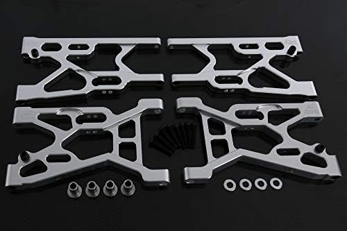 GTBRACING 1: 5 RC CAR LOSI 5ive T / 5T 2.0 CNC Aluminium Front e traseiro Braço de suspensão para peças