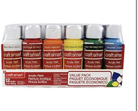 Conjunto de valor de tinta acrílica 12 PC Basic Primary Colors