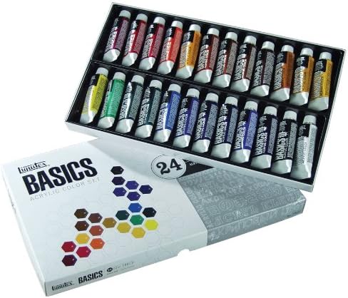 Liquitex Basics Basics Acrílico Tube de 24 peças Conjunto de 24 peças