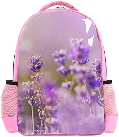 Mochila VBFOFBV para mulheres Laptop Daypack Backpack Saco casual de viagem, Flor de primavera