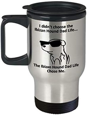 Ibizan Hound Pai Travel Caneca