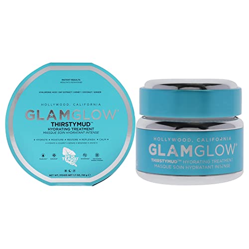 Creme de tratamento facial glamglow, lama com sede, 1,7 onças