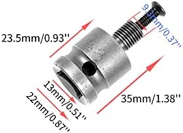 Chancs 3/8-24UNF 0,8mm a 10mm de perfuração sem chave Chuck Adaptador de broca de alteração rápida Acessórios