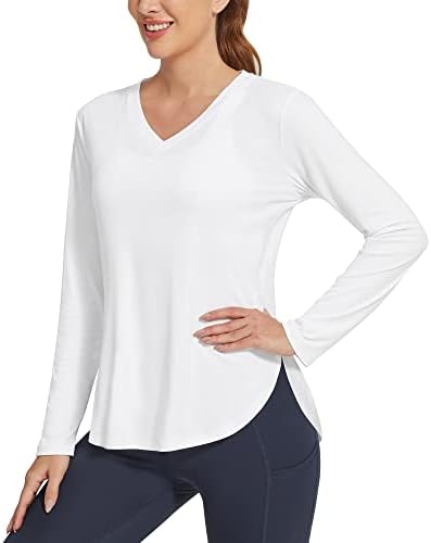 G4Free UPF 50+ camisas de sol para mulheres trepadeiras de manga longa Camisetas de proteção UV SPF para caminhada