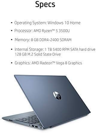 HP 2022 Pavilhão 15,6 FHD IPS Laptop PC AMD 6 núcleos Ryzen 5 4500U 32 GB RAM DDR4 512GB M.2 SSD