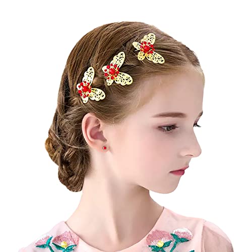 GMMidea Flor Girl Heardpip Ribbon Princess Crystal Pearl Bandle para meninas acessórios de cabelo floral de